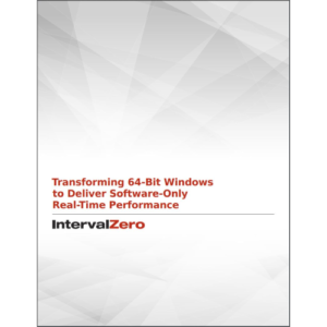 Transforming 64-Bit Windows to Deliver Software-Only Real-Time Performance